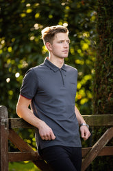 LeMieux Mens Elite Zip Polo Shirt